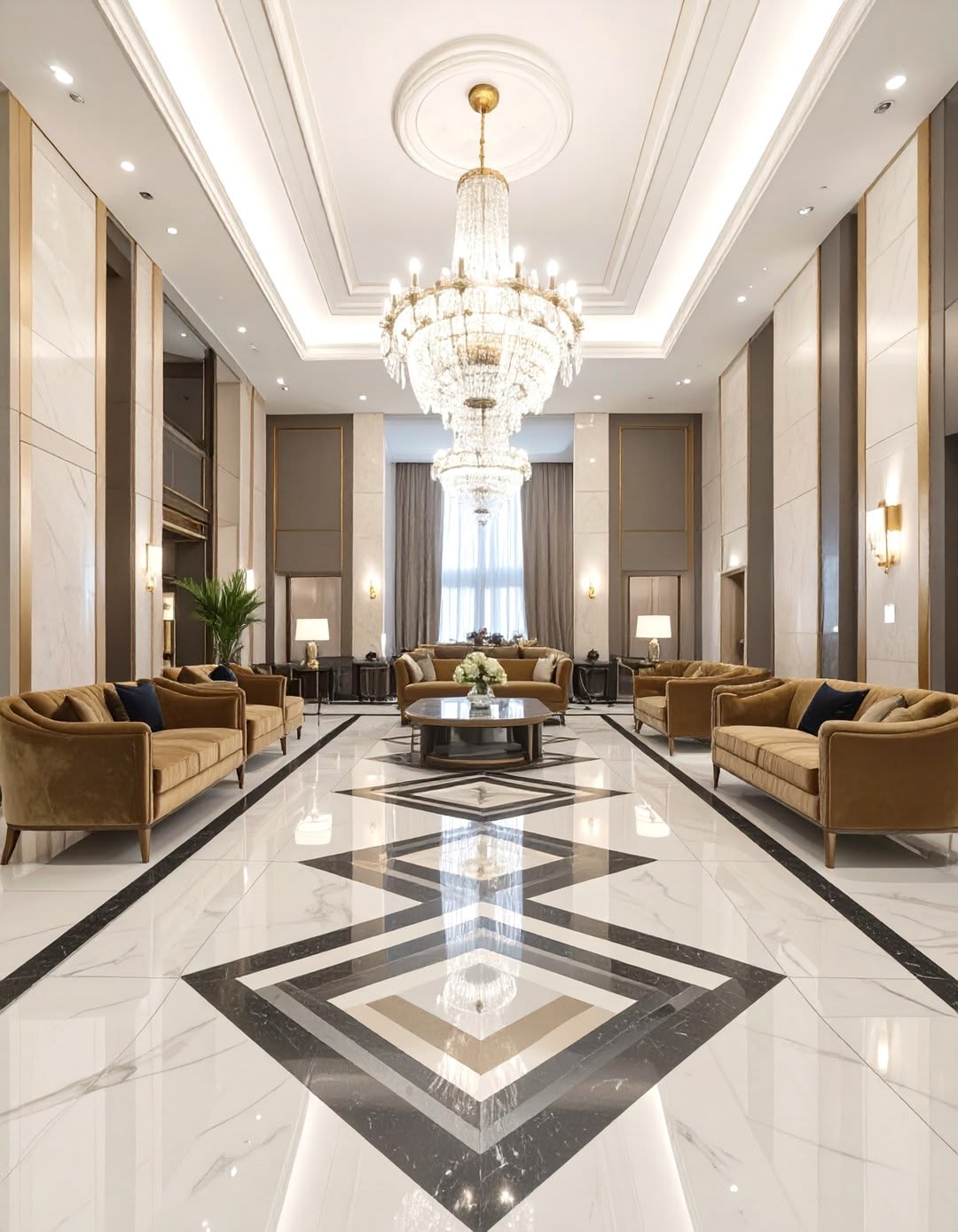 Executive Hotel Bedroom featuring High-Traffic Commercial Flooring #5